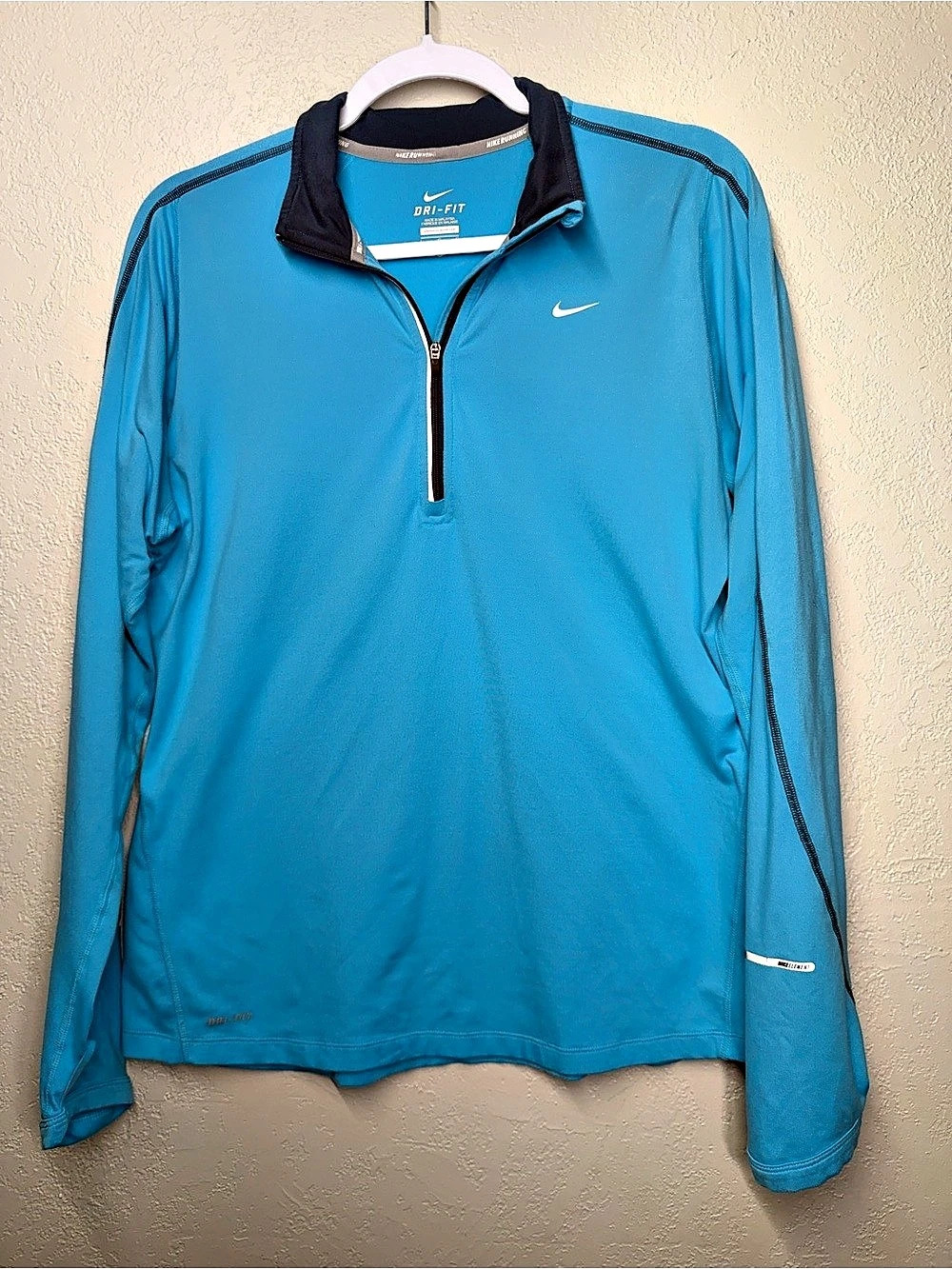 Nike Dri-FIT Element 1/2-Zip Running Top Blue